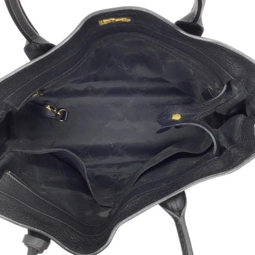 Longchamp Black Leather Tote Bag - Picture 13 of 13